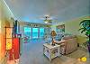 JC Resorts - Vacation Rental - Sand Dollar 406 -Indian Shores - Living Room 1