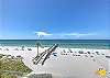 JC Resorts - Vacation Rental - Sand Dollar 406 -Indian Shores - Private Pier and Beach View from Balcony