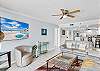 JC Resorts - Vacation Rental - Sand Dollar 407 - Indian Shores - Living Room