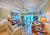 JC Resorts - Vacation Rental - Sand Dollar 410 -Indian Shores - Living Room 1