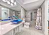 JC Resorts - Vacation Rental - Sand Dollar 503 - Indian Shores - Main Bathroom with Handicap Accessibility 