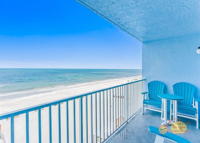 JC Resorts - Vacation Rental – Sand Dollar 504 - Indian Shores – Balcony 1