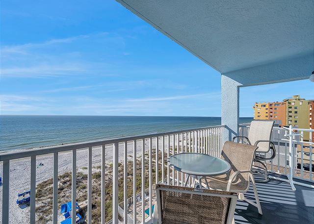 JC Resorts - Vacation Rental - Sand Dollar 511 - Indian Shores - Balcony 1