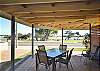 Front porch with views of the Murchison River