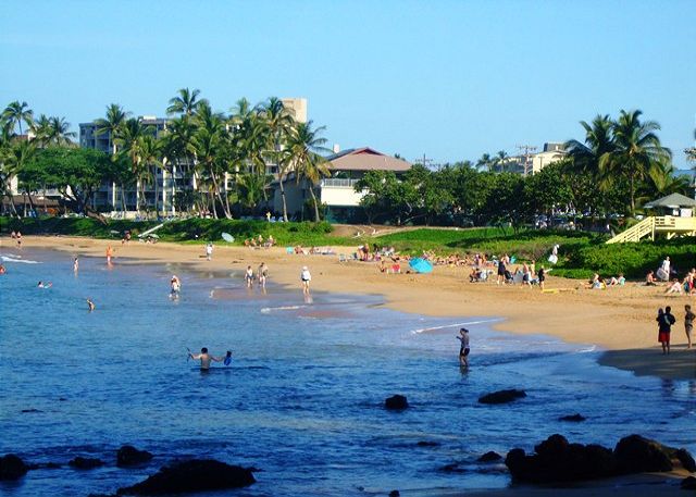 Kamaole Beach 2 just across the street from Kihei Akahi