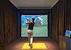 Practice your swing with our golf simulator!!