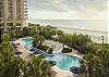 This beautiful sand bottom pool is part of the Hilton pool complex that also includes the Wet Whistle and an additional ocean front pool!