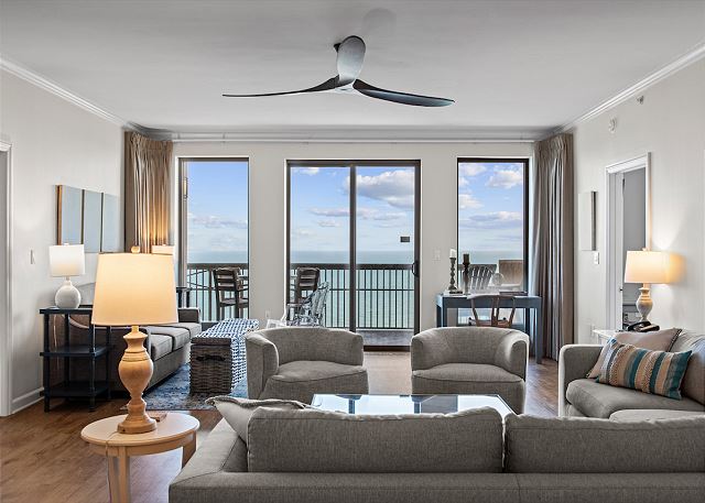 Beautiful views of the Atlantic Ocean from this newly updated oceanfront unit on the 25th floor.