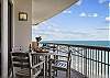 Enjoy the sights, sounds, and smell of the ocean from the beautiful balcony.