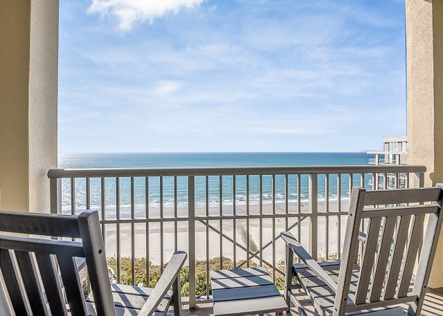 Direct oceanfront view from the 15th floor - Royale Palms!