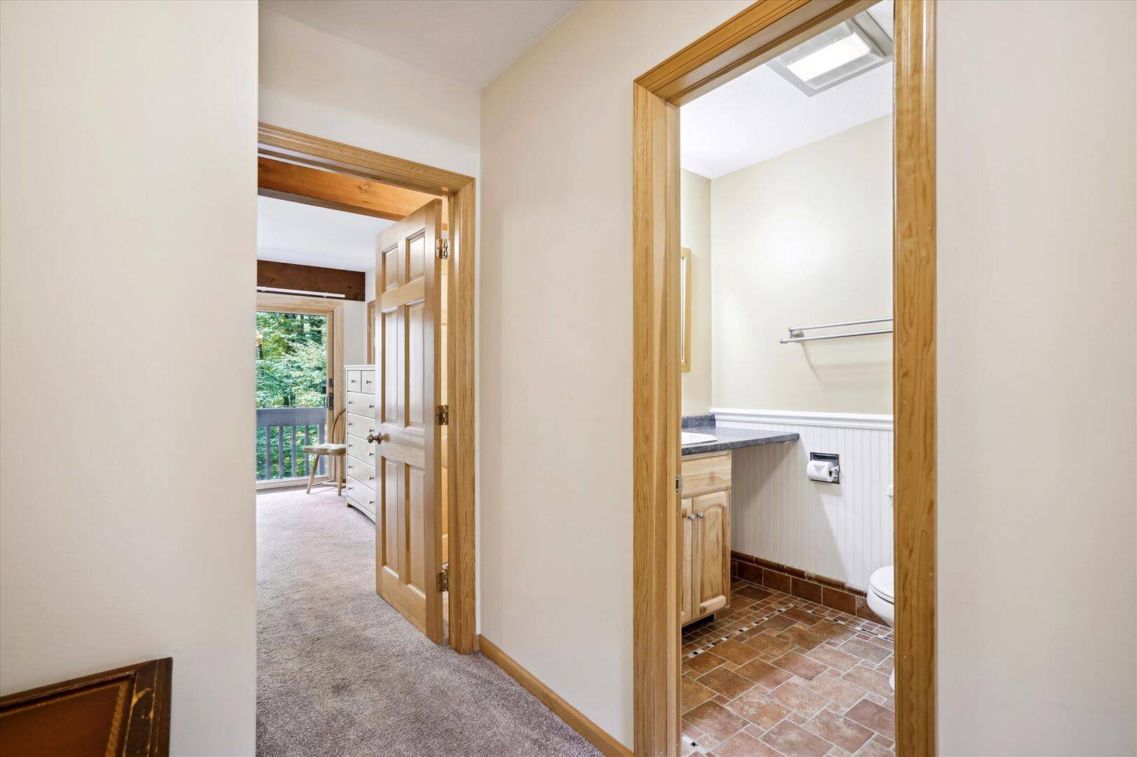 Hallway and Guest Bath Access
