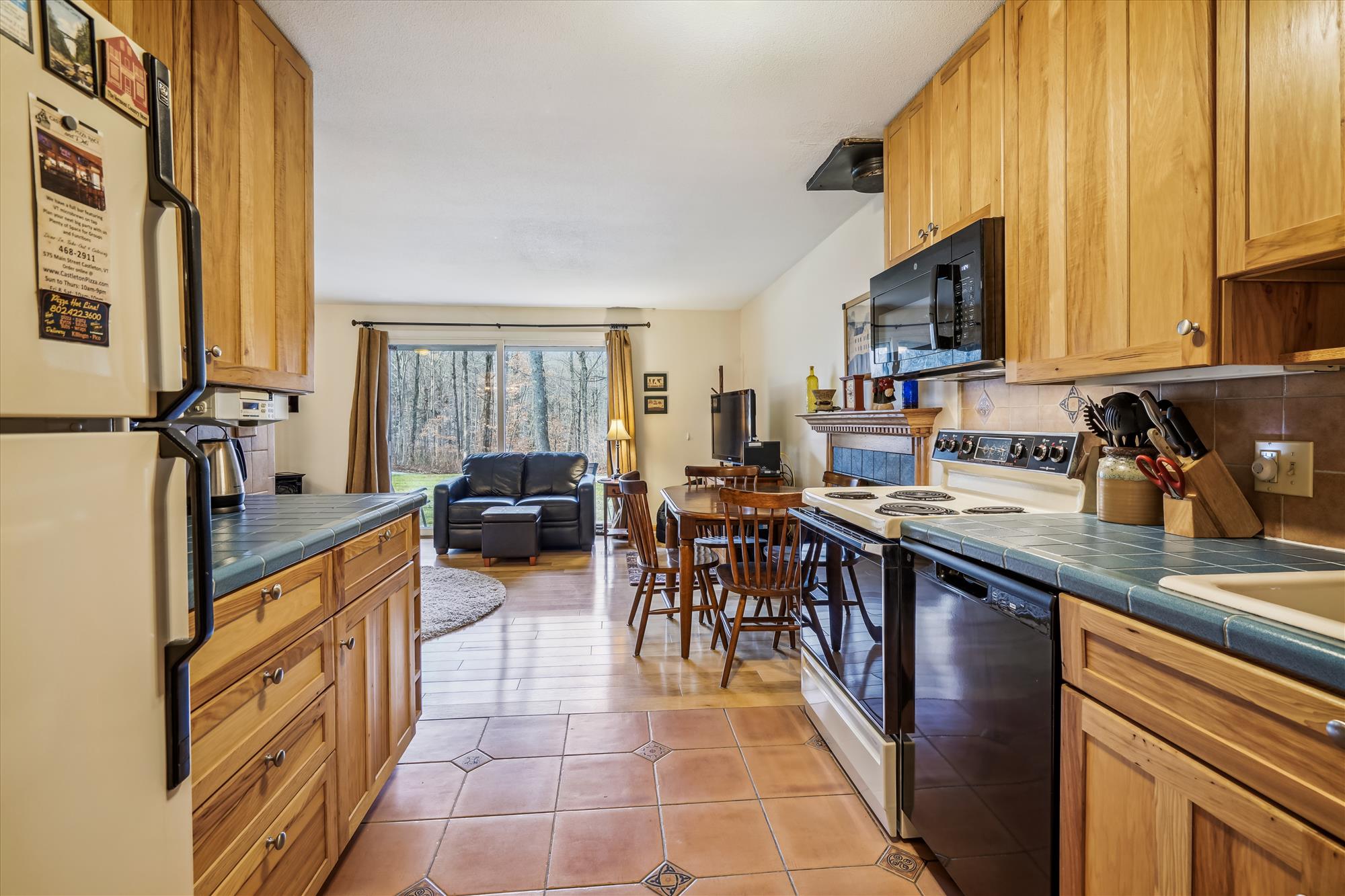 Kitchen and Living Area