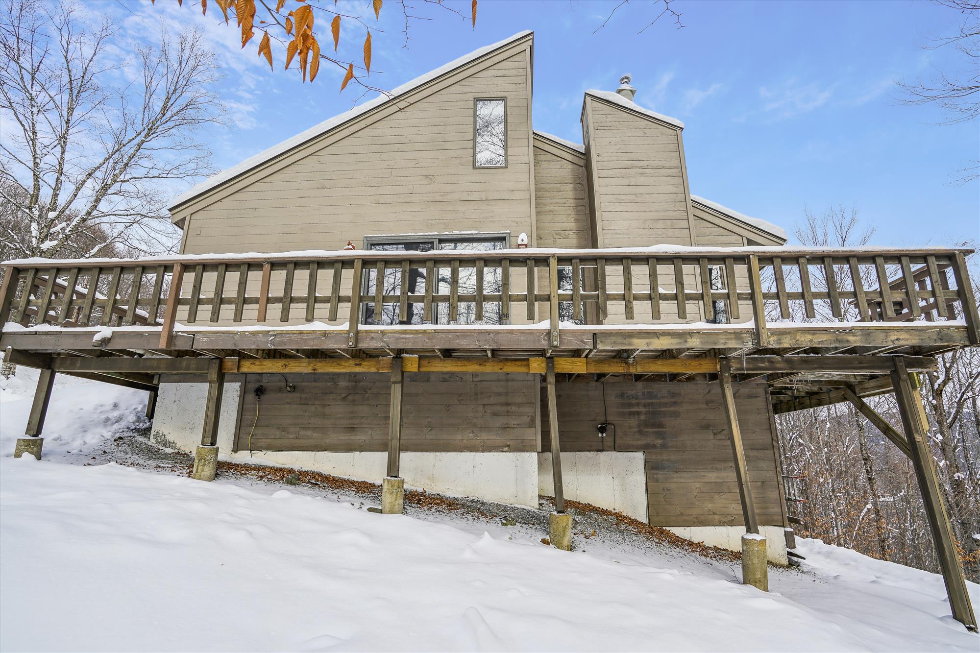 Deck with Mountain Views
