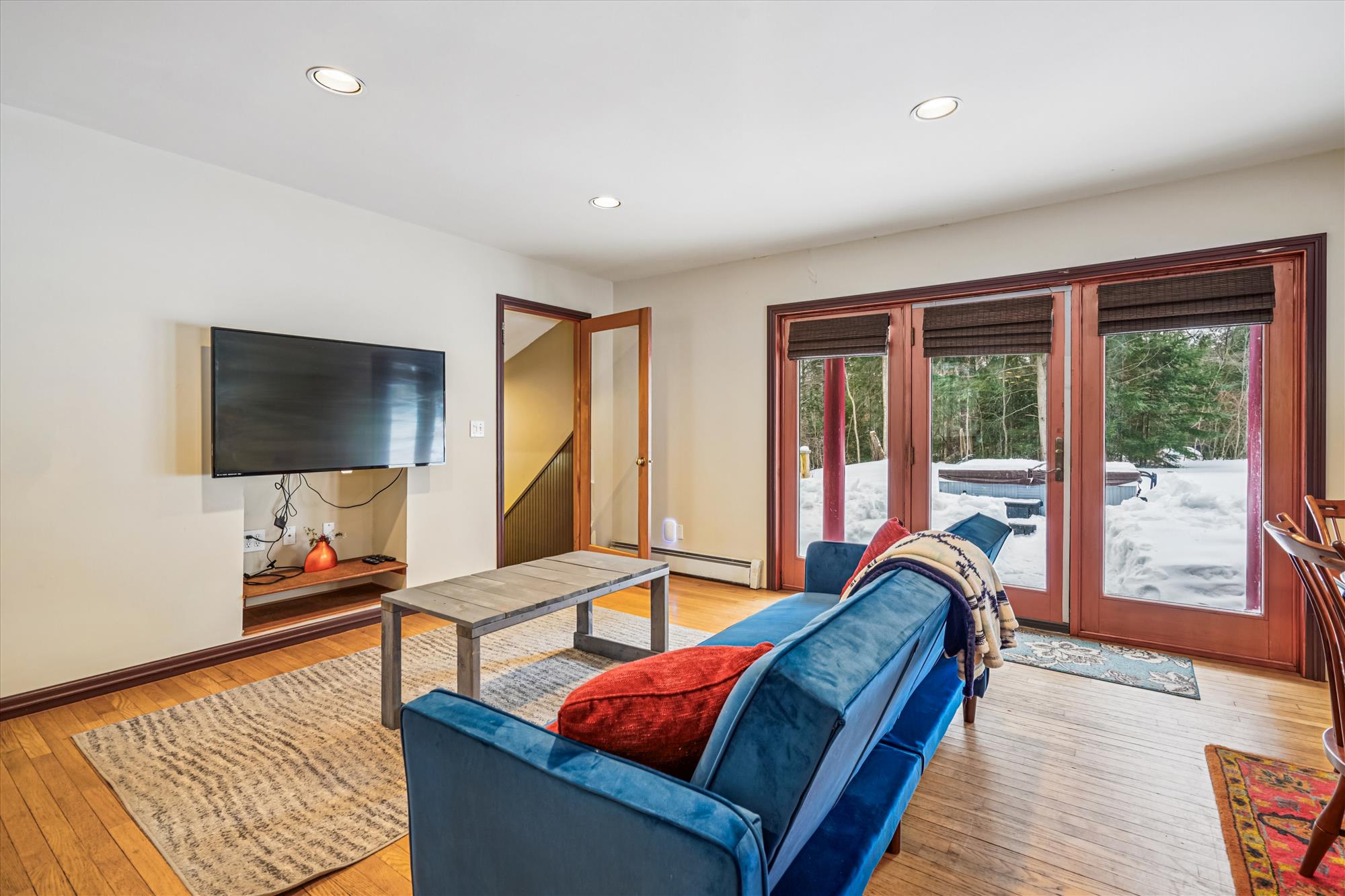 Living Room with Patio Access