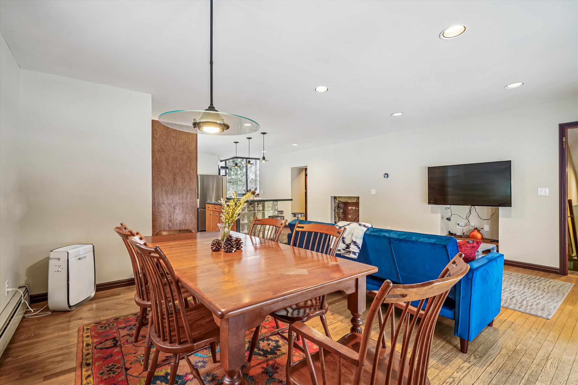Open Dining and Living Area