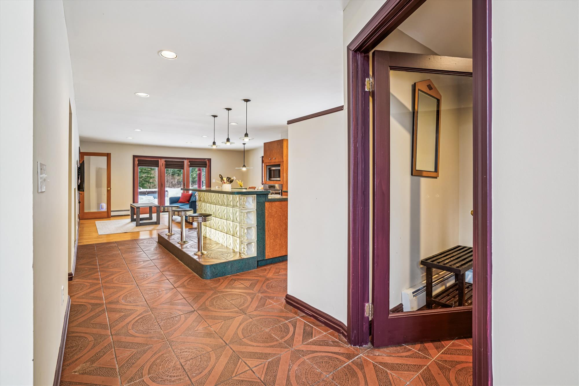 Open Kitchen and Living Area
