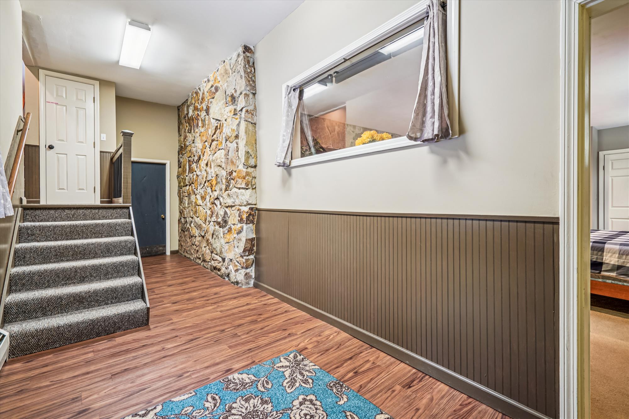 Lower-Level Hallway