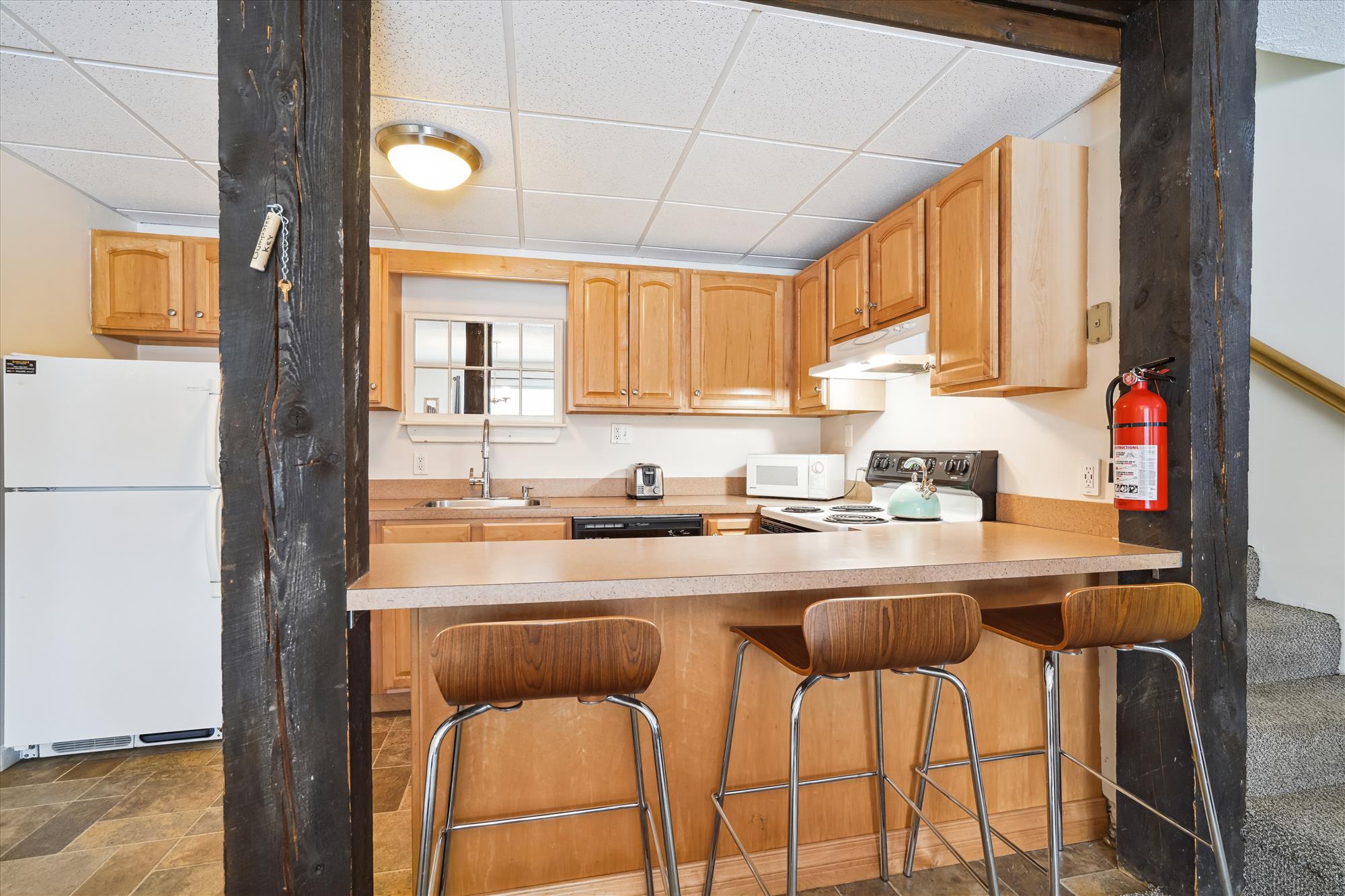 Convenient Breakfast Bar Seating