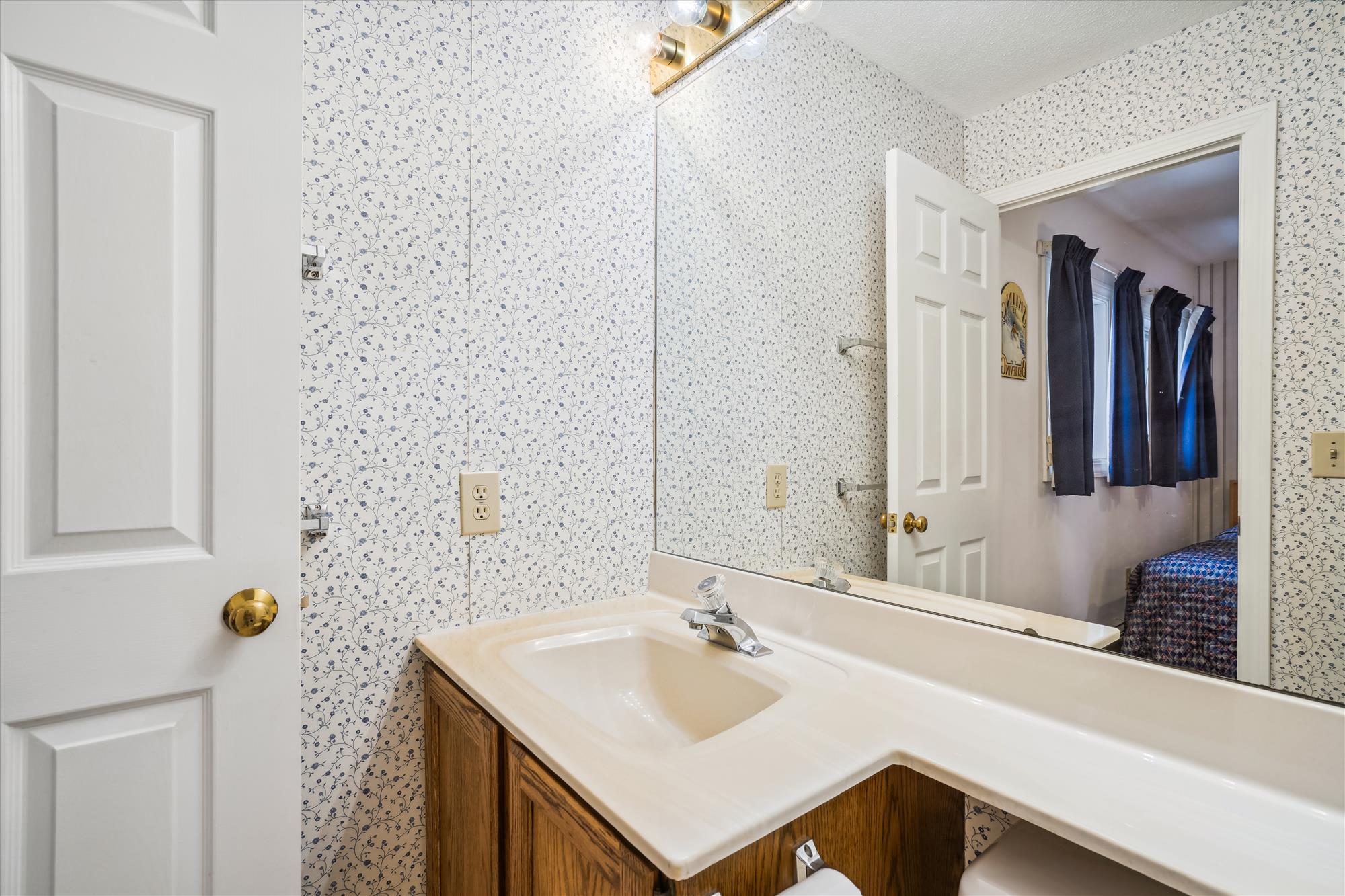 Spacious Vanity Area