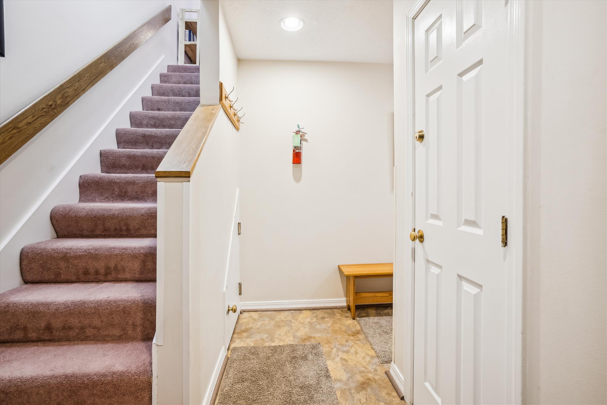 Convenient Entry and Mudroom and loft