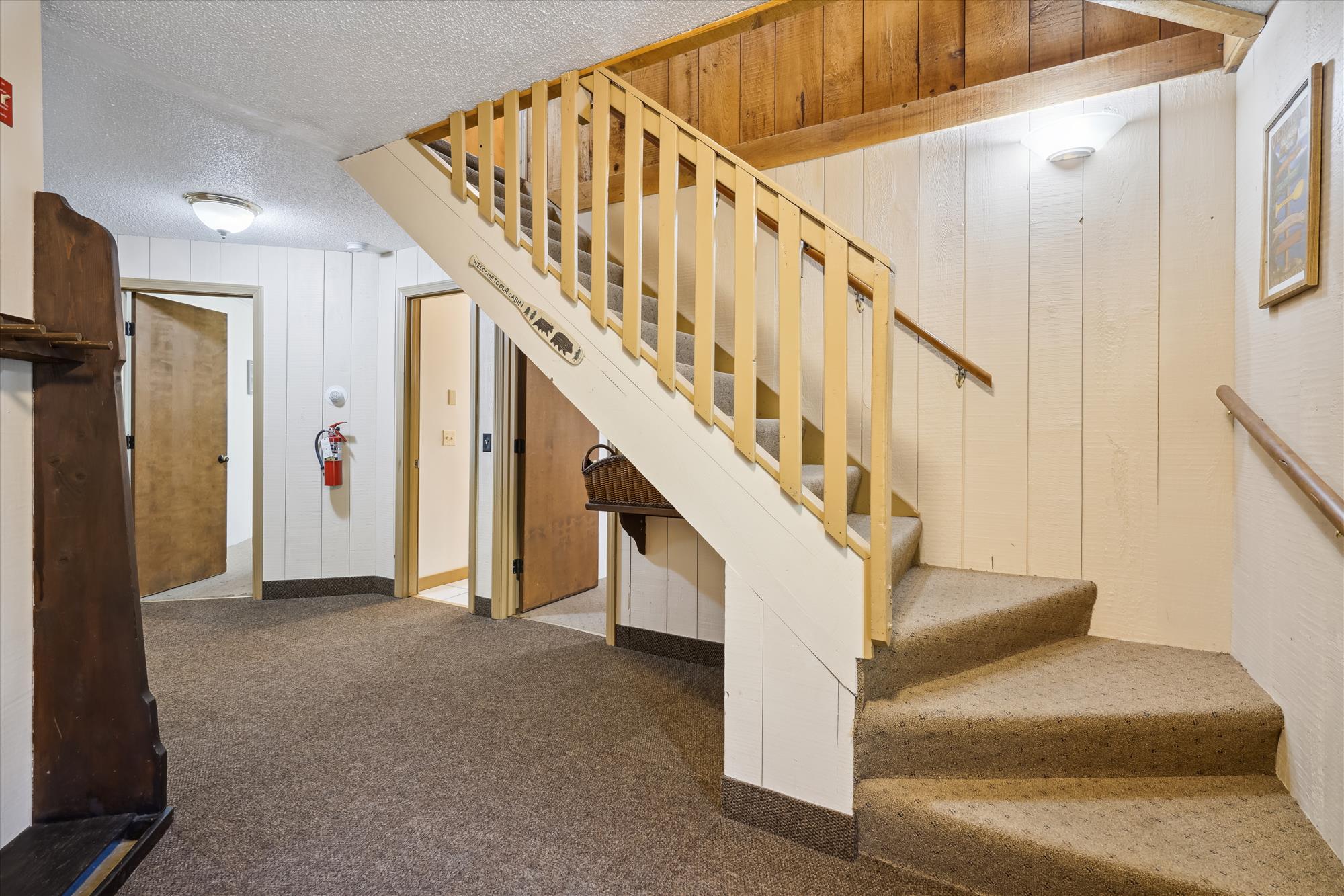 Head Upstairs to the Main Living Area