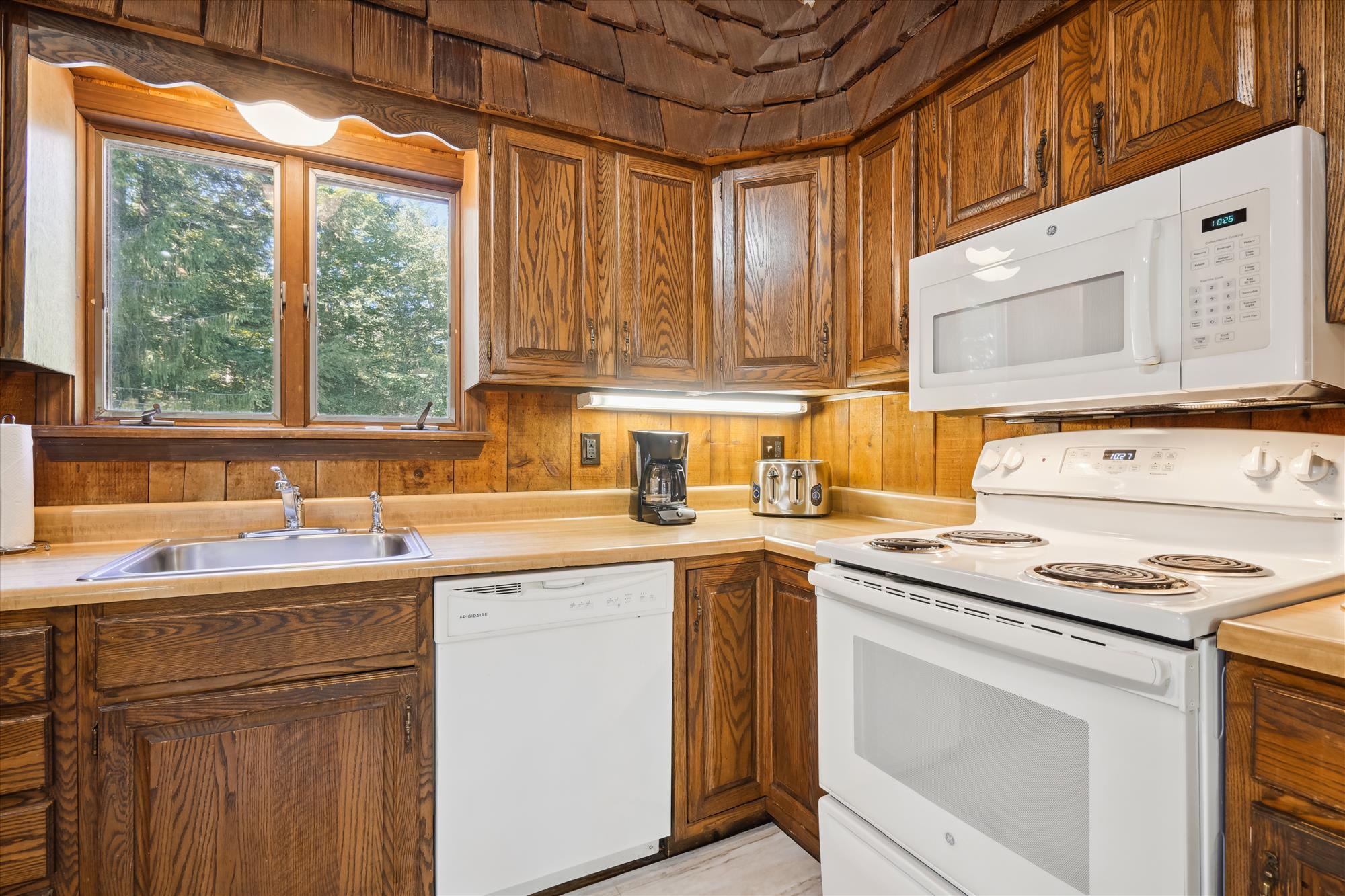 Kitchen with a Woodsy Touch
