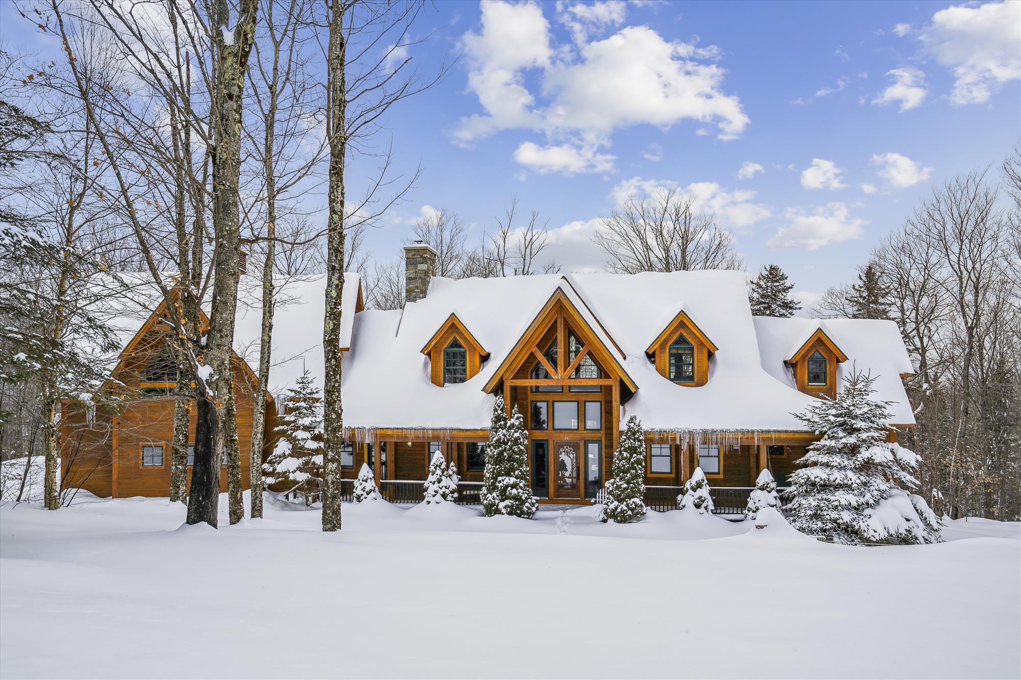 Winter View of the Lodge