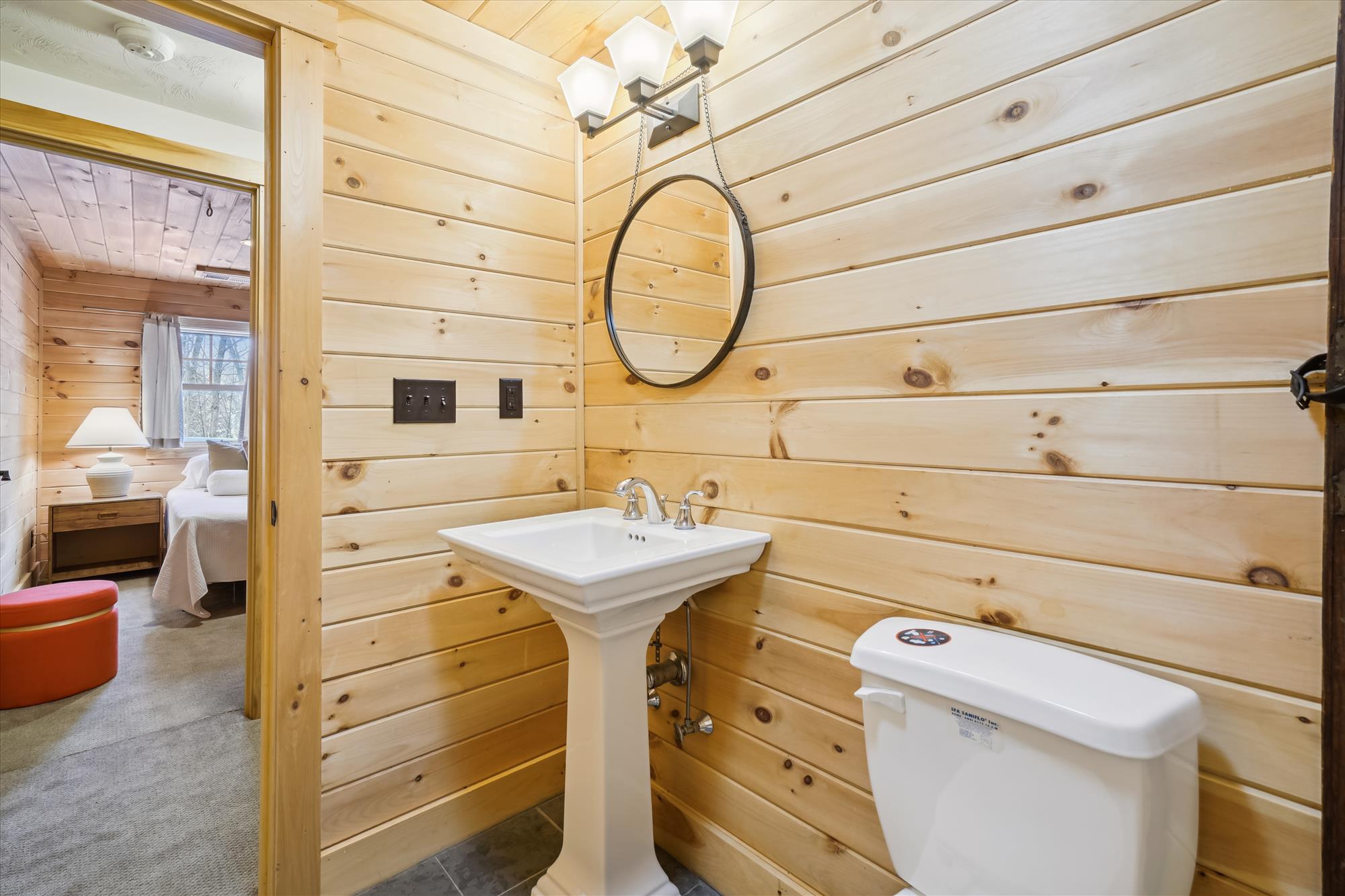 Convenient Half Bathroom