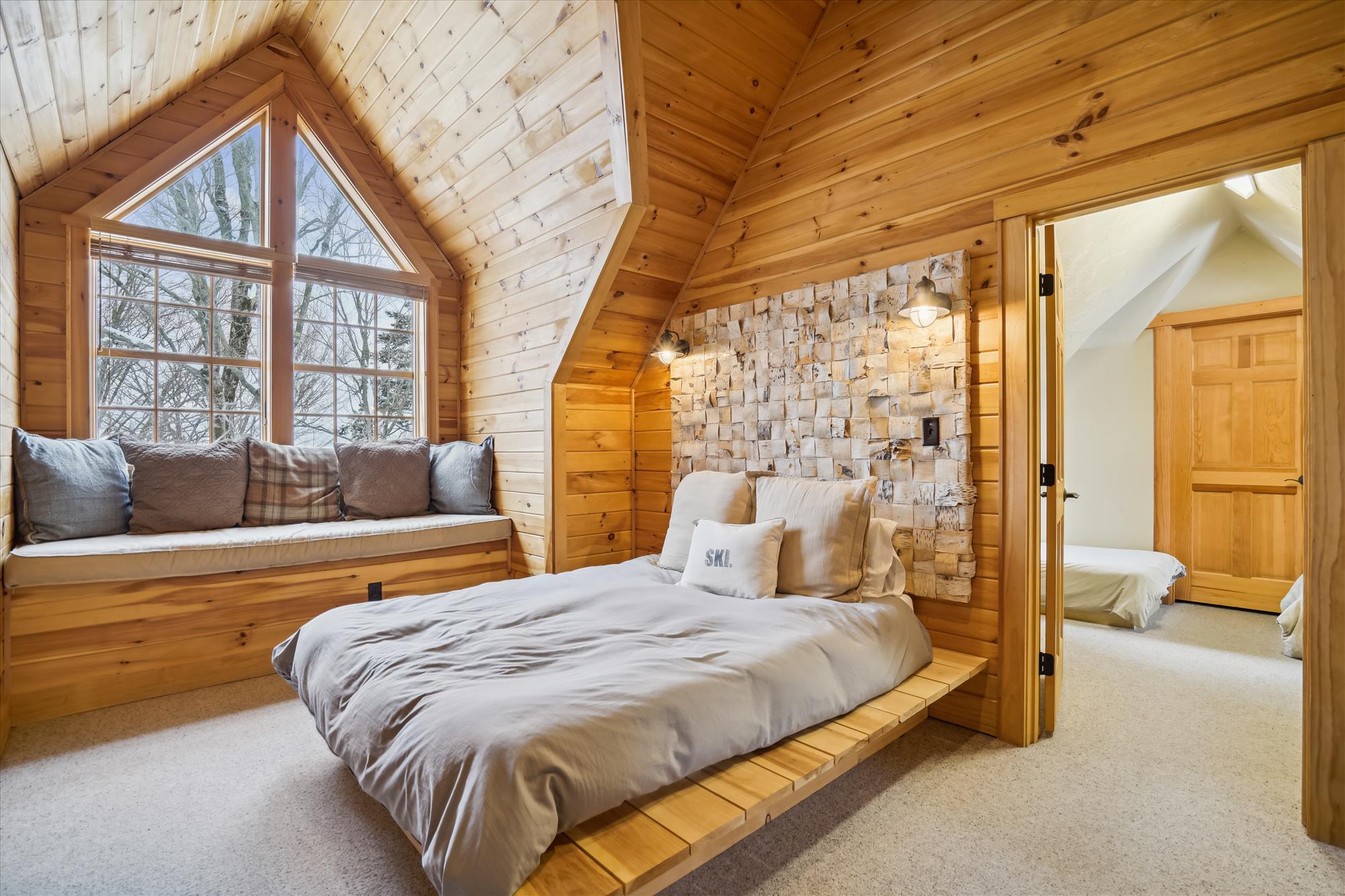 Bedroom with Window Seat