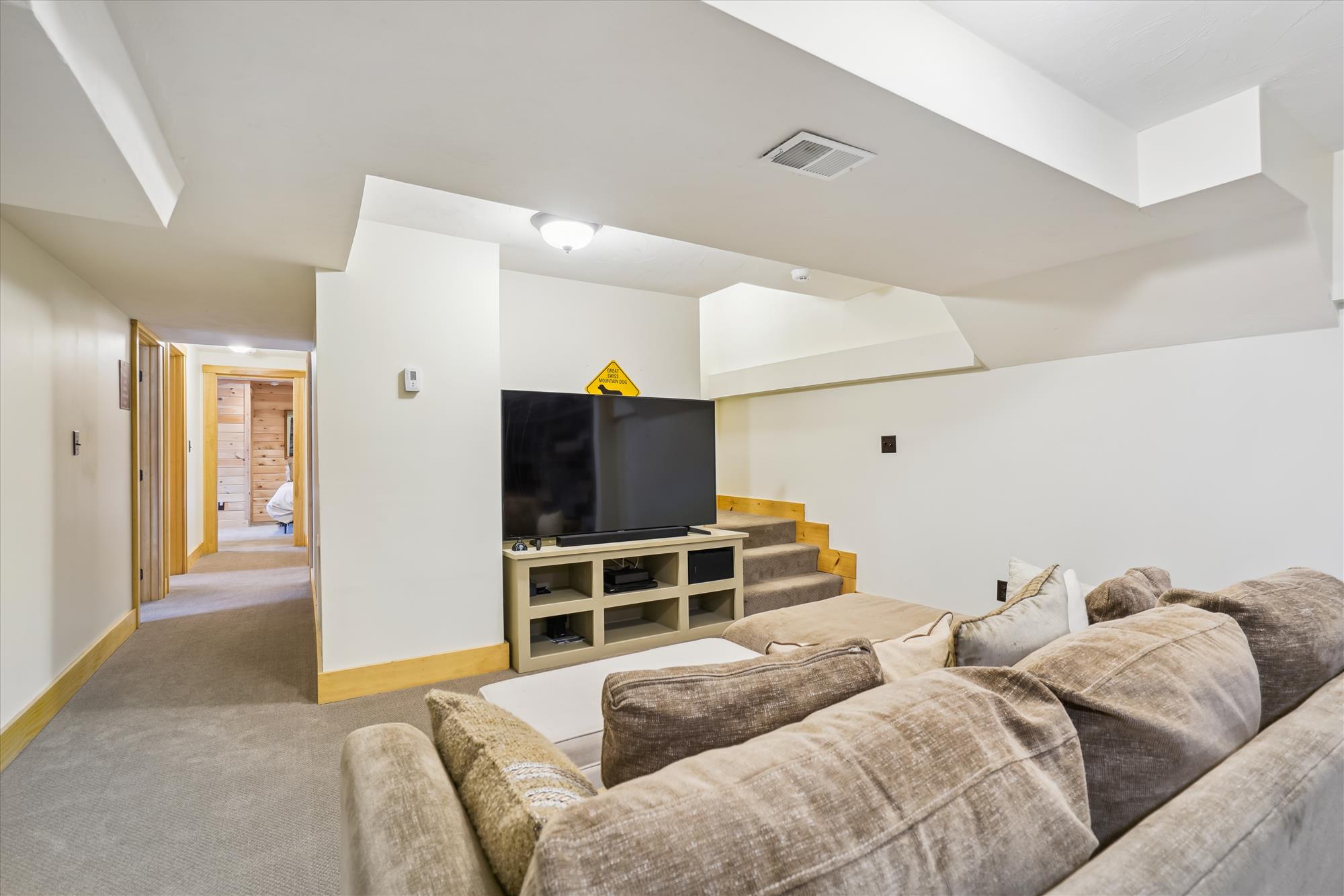 Family Room with Large TV
