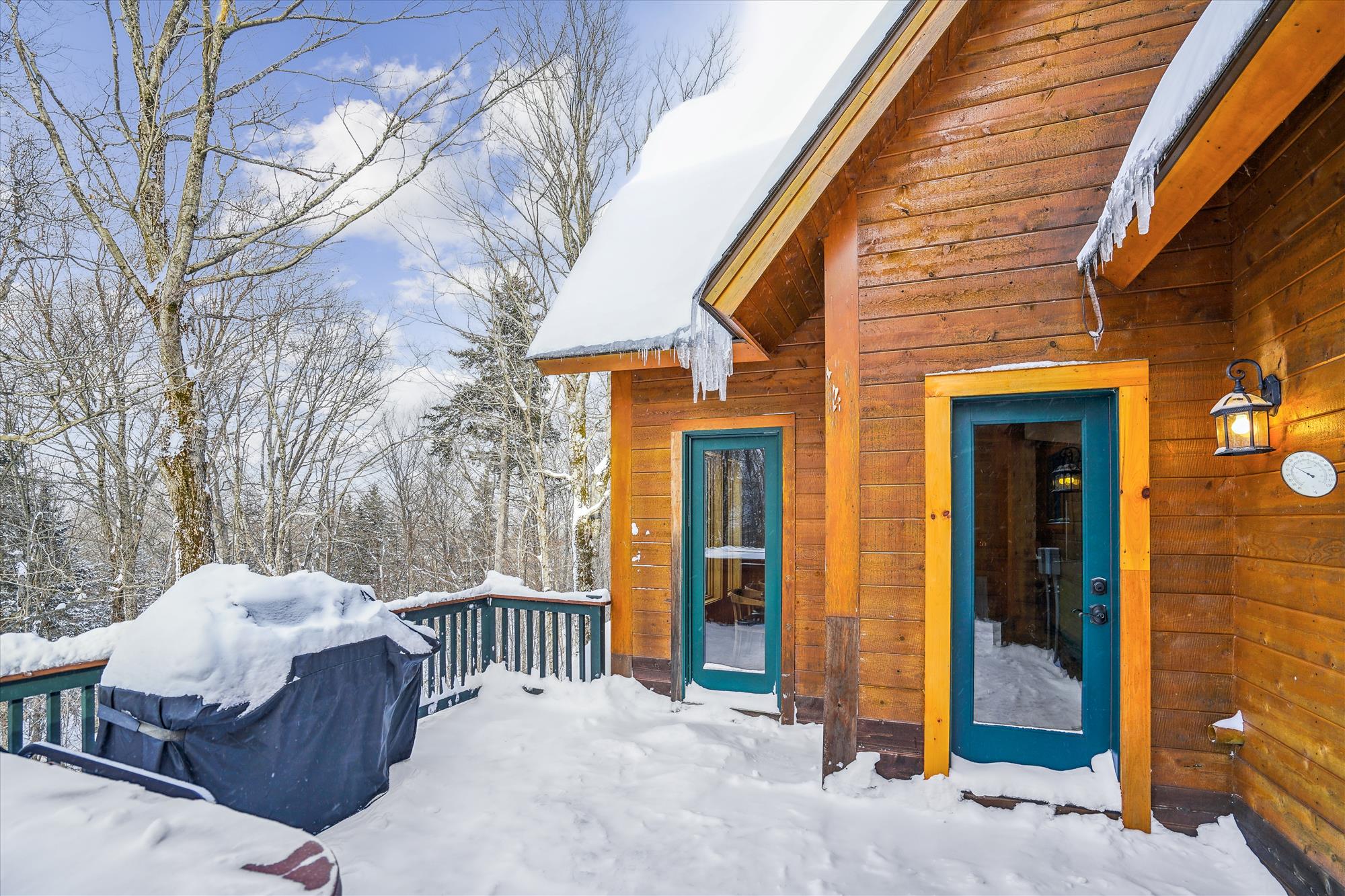 Winter Deck with Grill