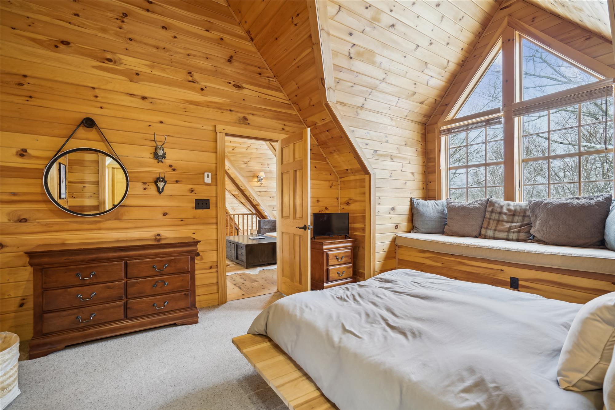Primary Bedroom with Window Seat