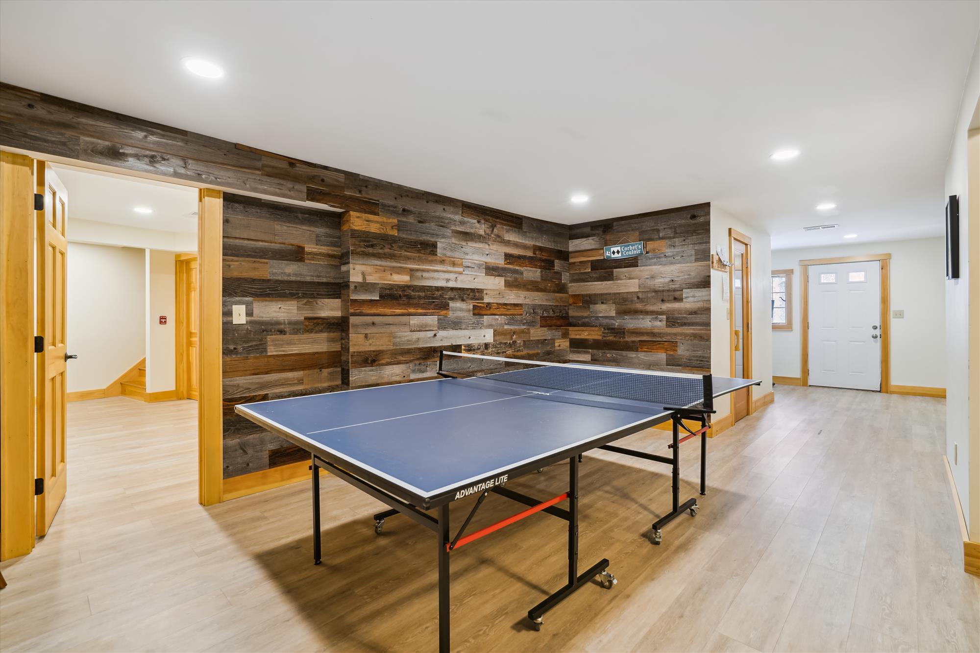 Game Room with Ping Pong Table