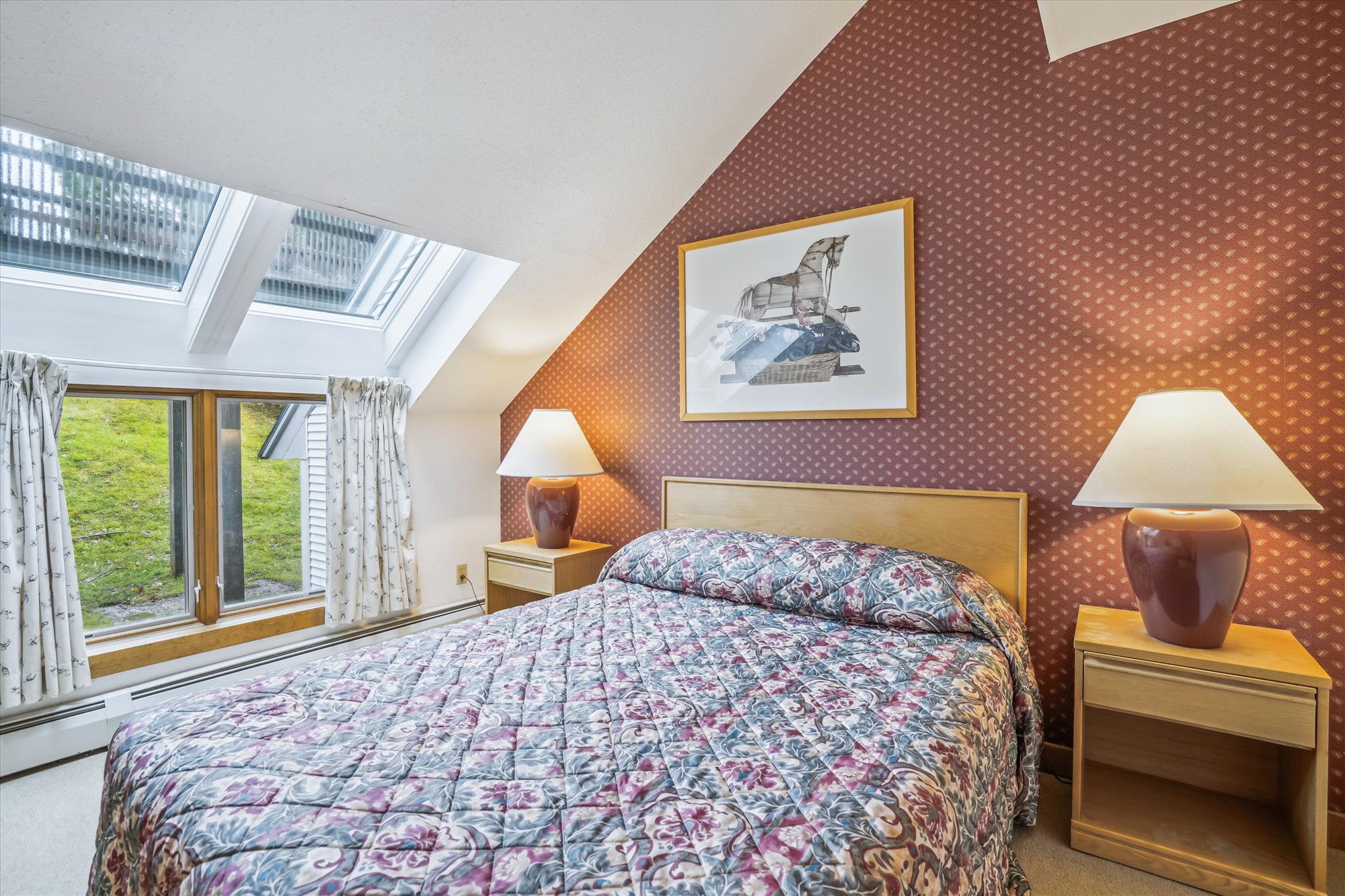 Bedroom Beneath the Skylights