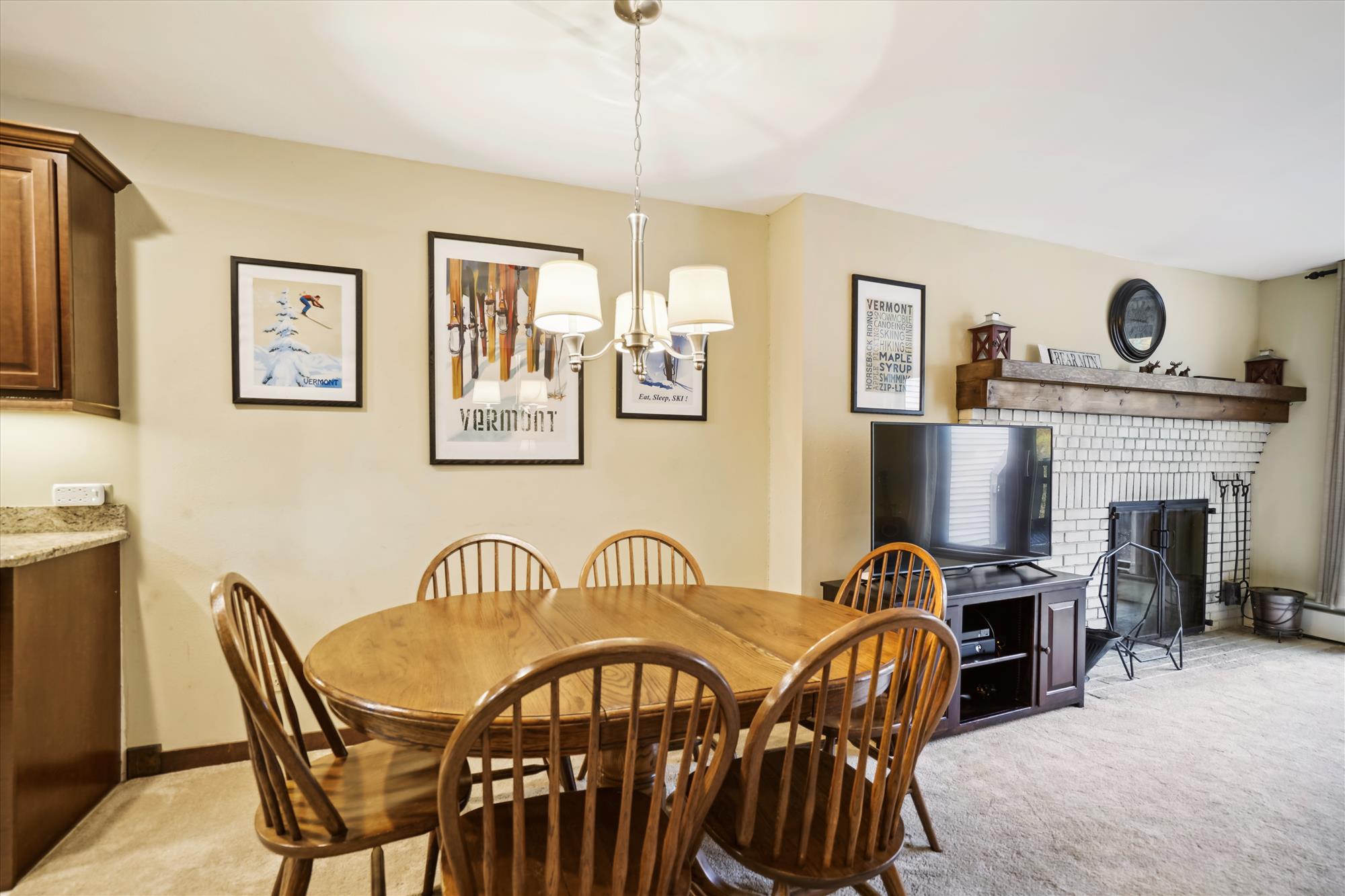 Dining Room Next to the Living Area