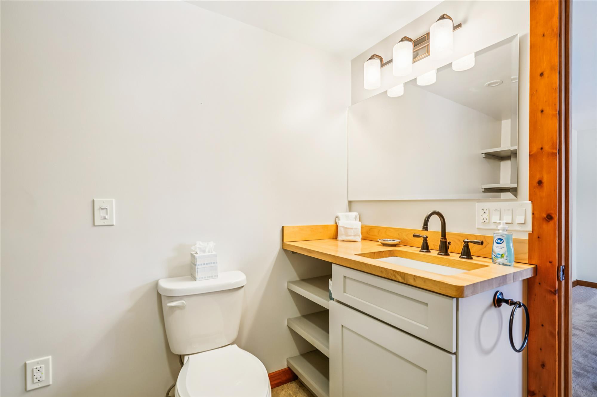 Bathroom with Vanity Storage