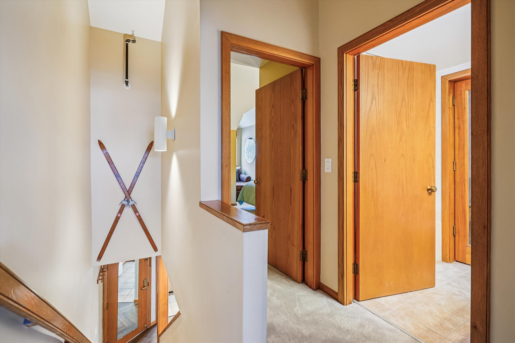 Upstairs Hallway and Stair Landing