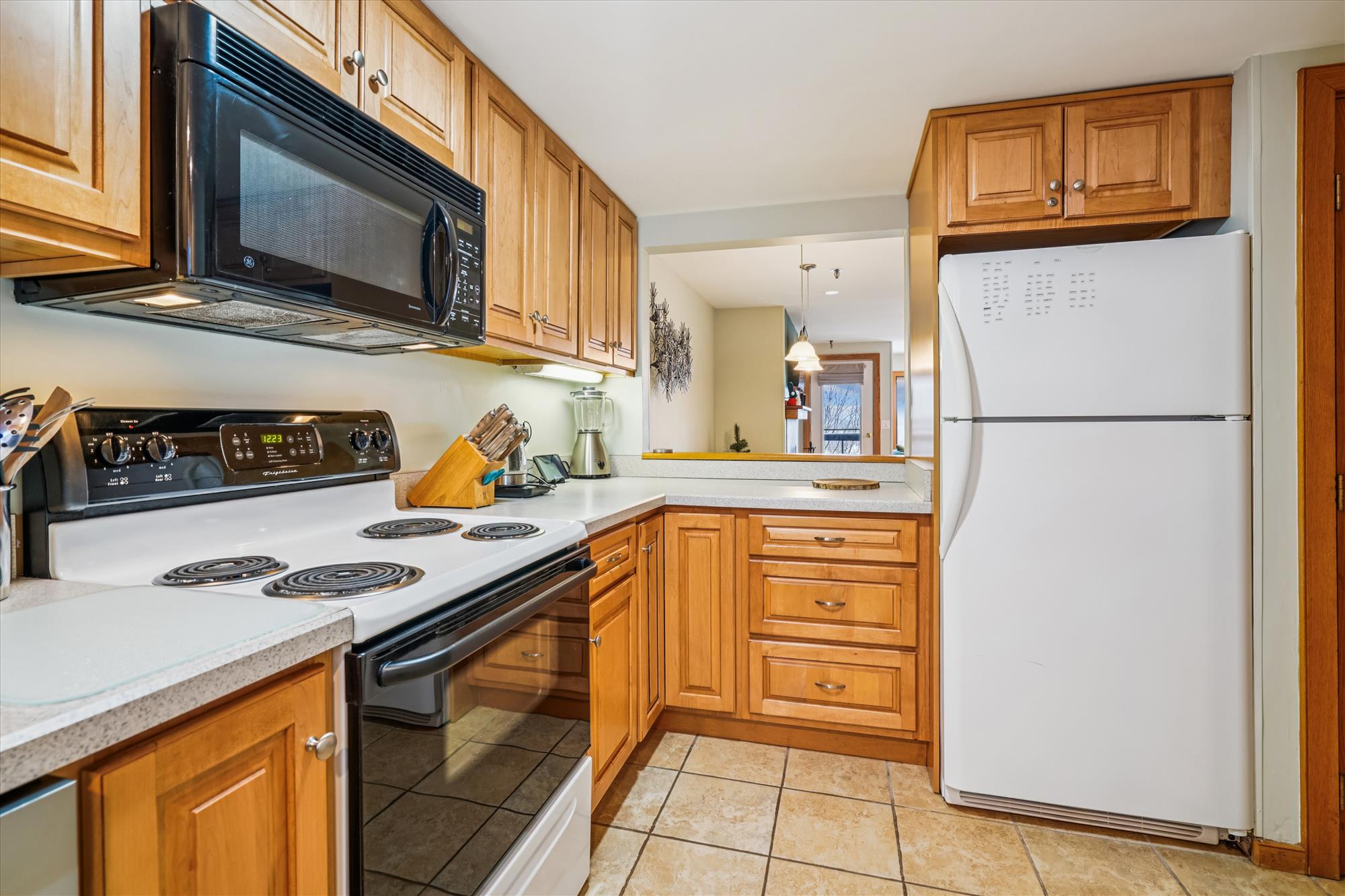 Kitchen with Window & Prep Space
