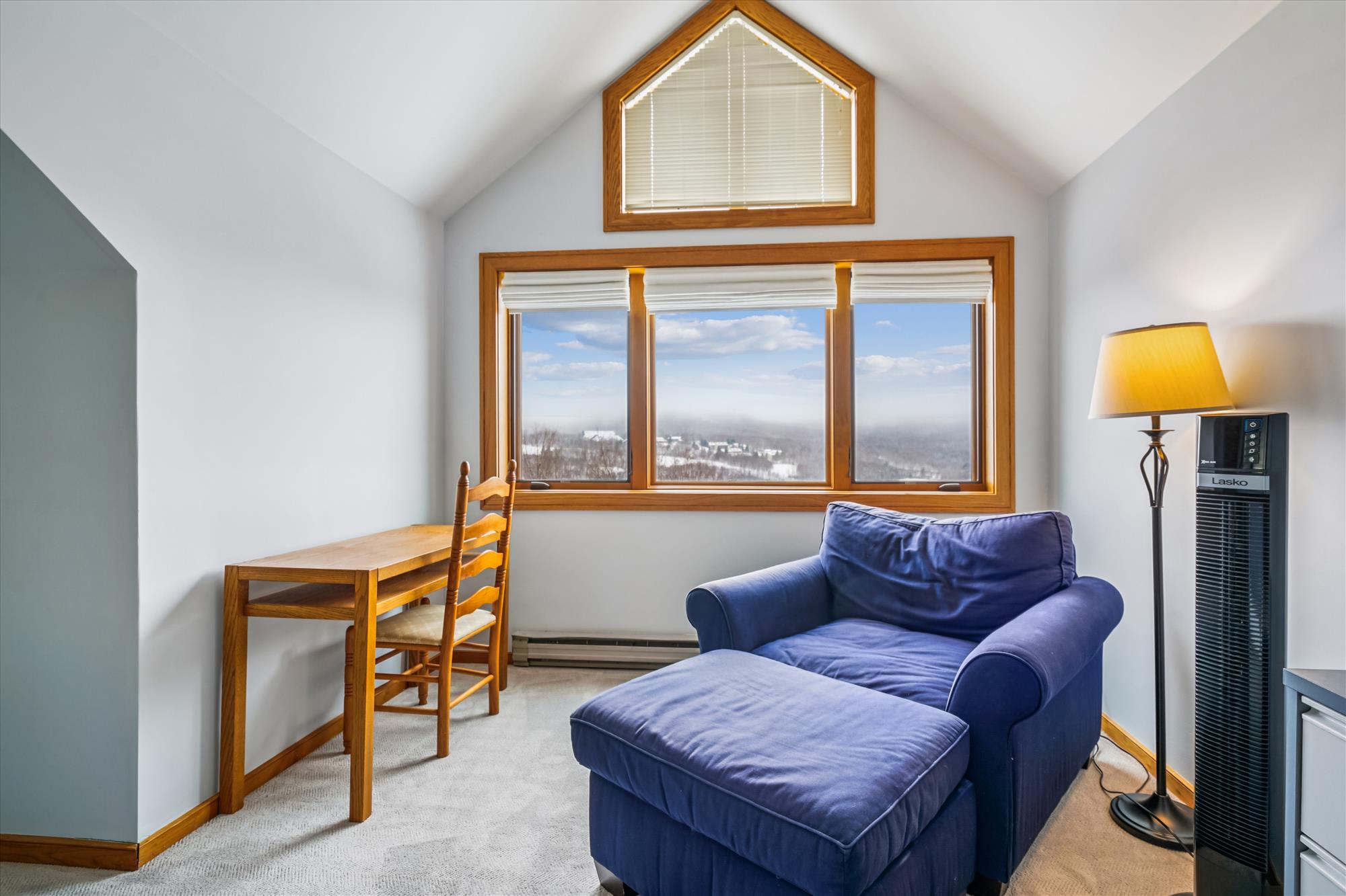 Upstairs Reading Nook with Mountain Views