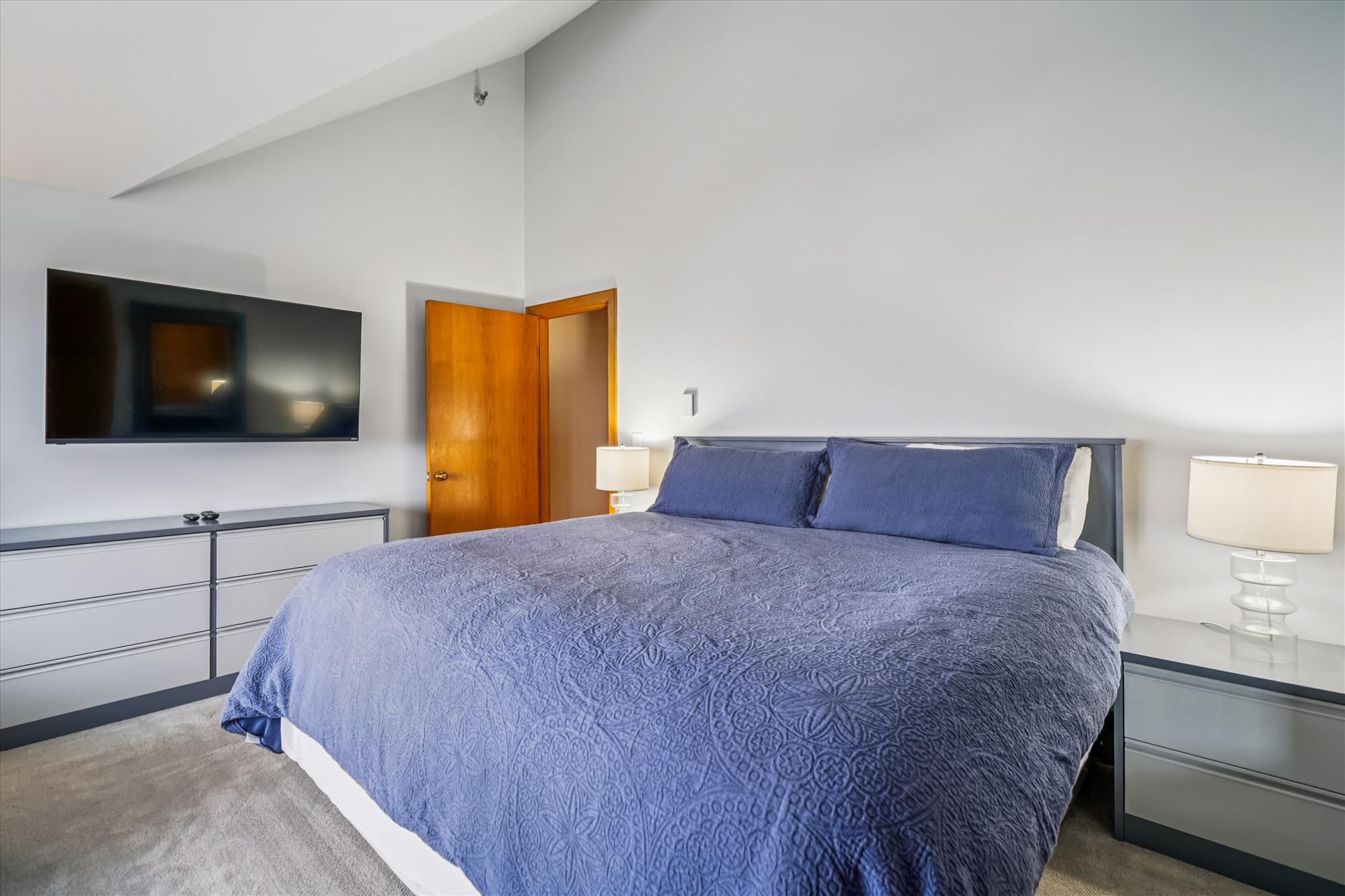King Bedroom with TV