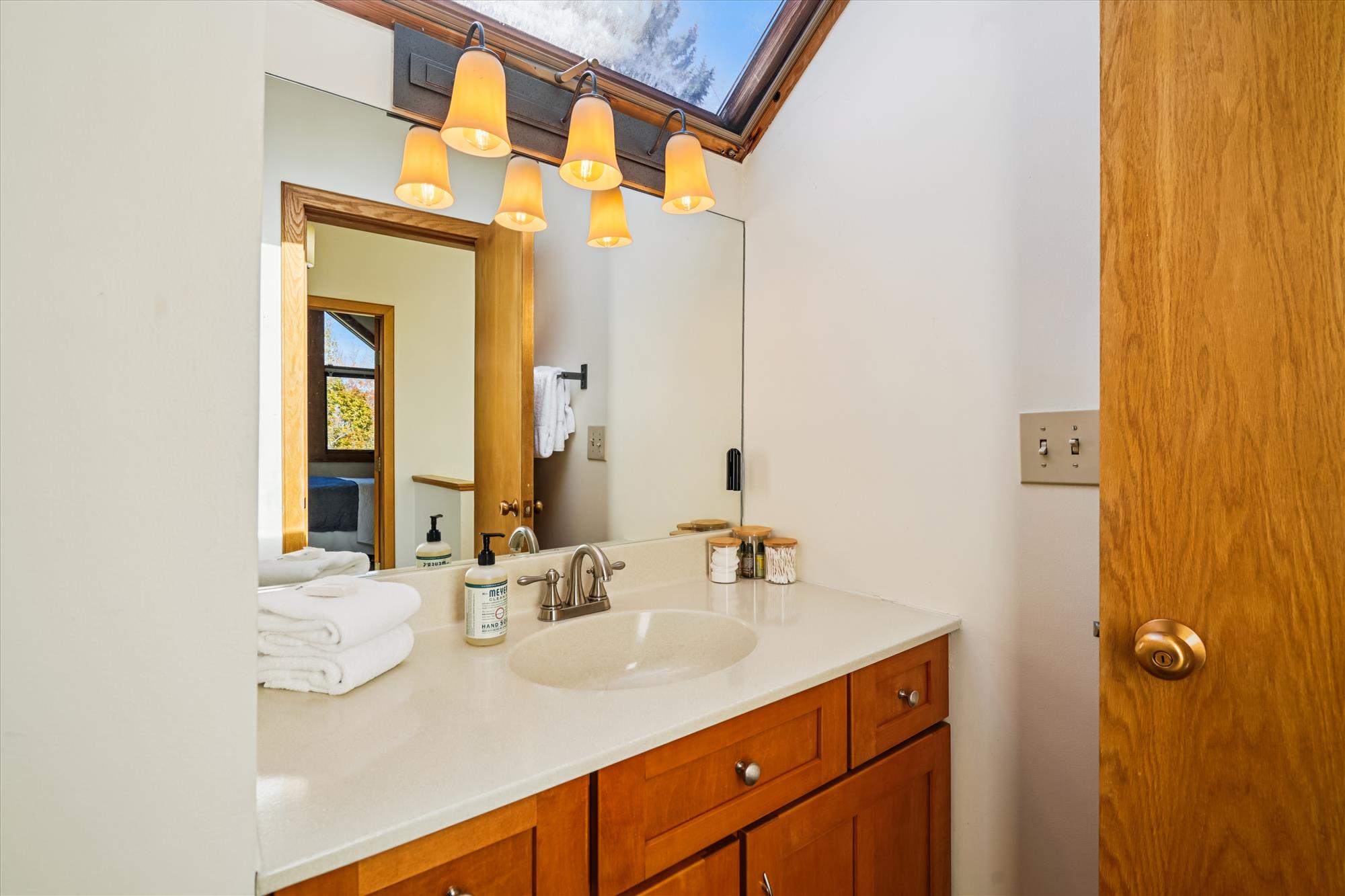 Bathroom Vanity with Skylight