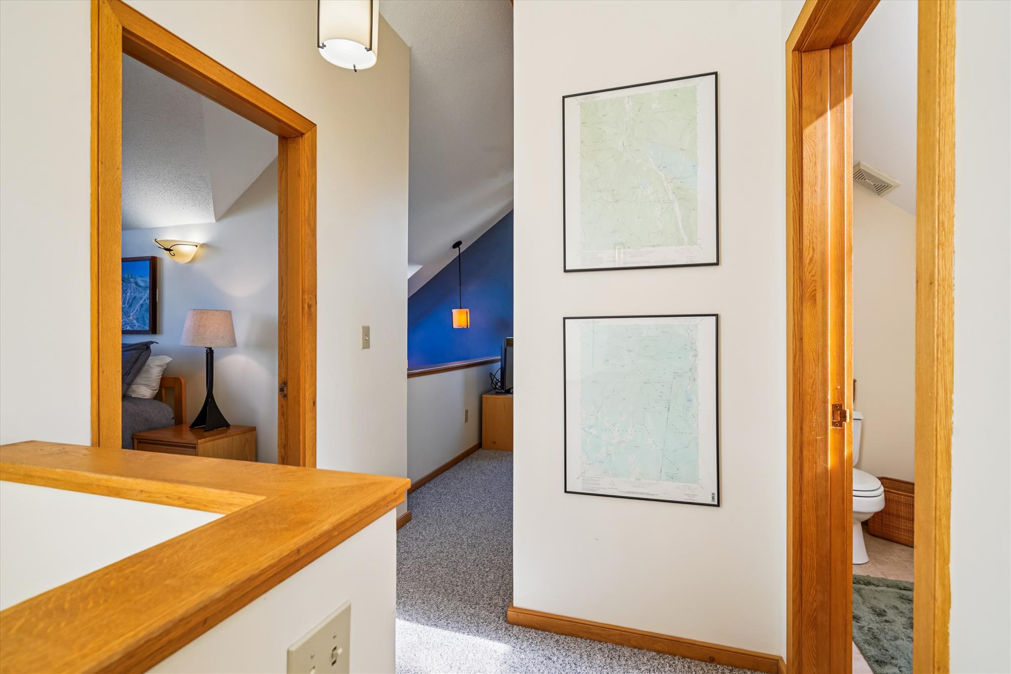 Hallway to Bedrooms and Bathroom