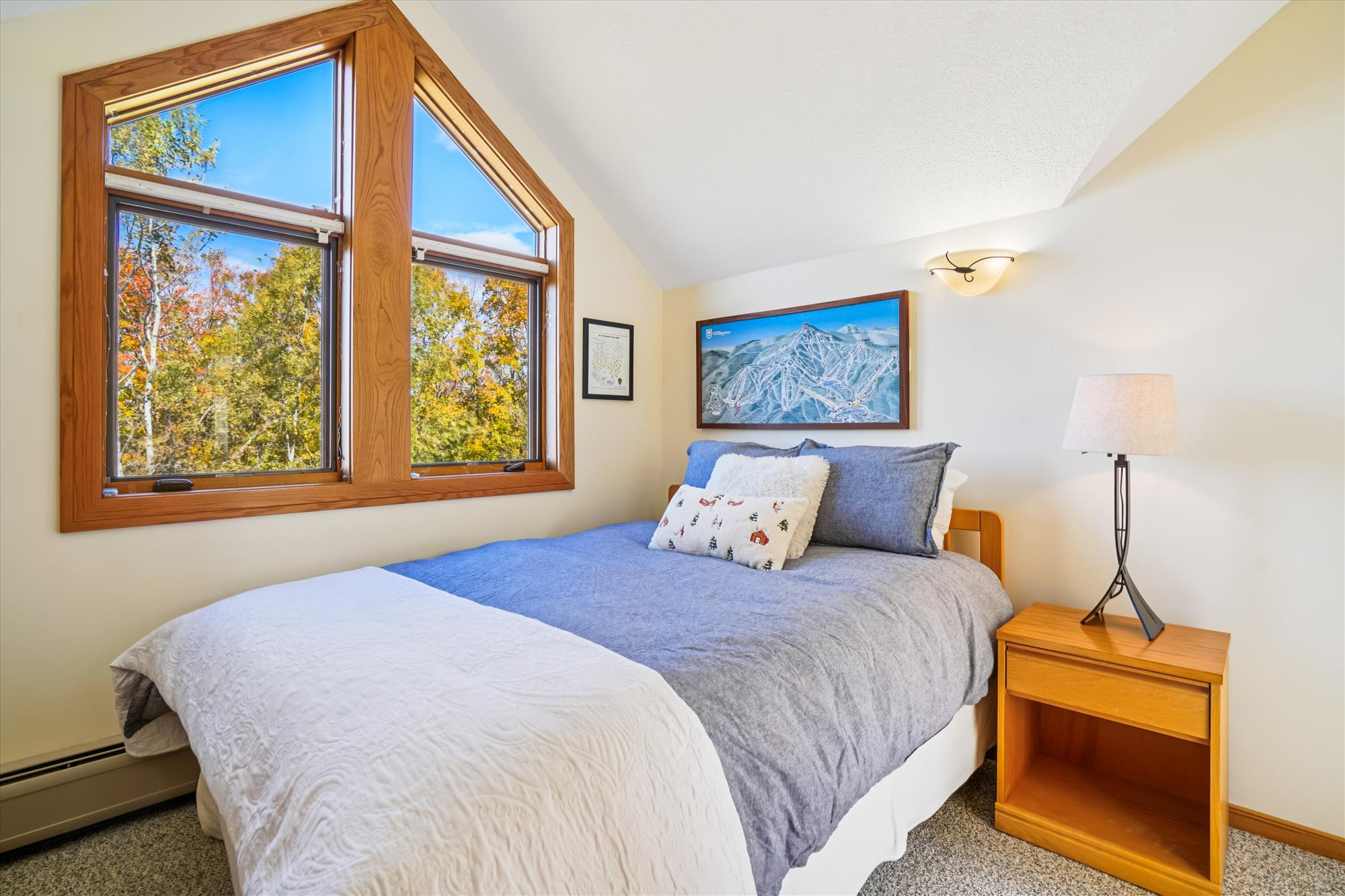 Bedroom with Large Window