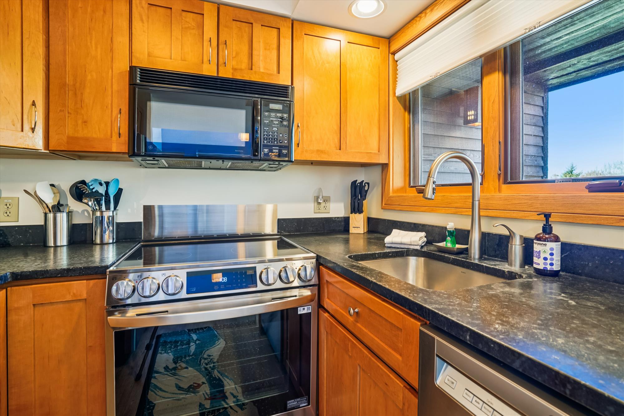 Kitchen with Window and Sink
