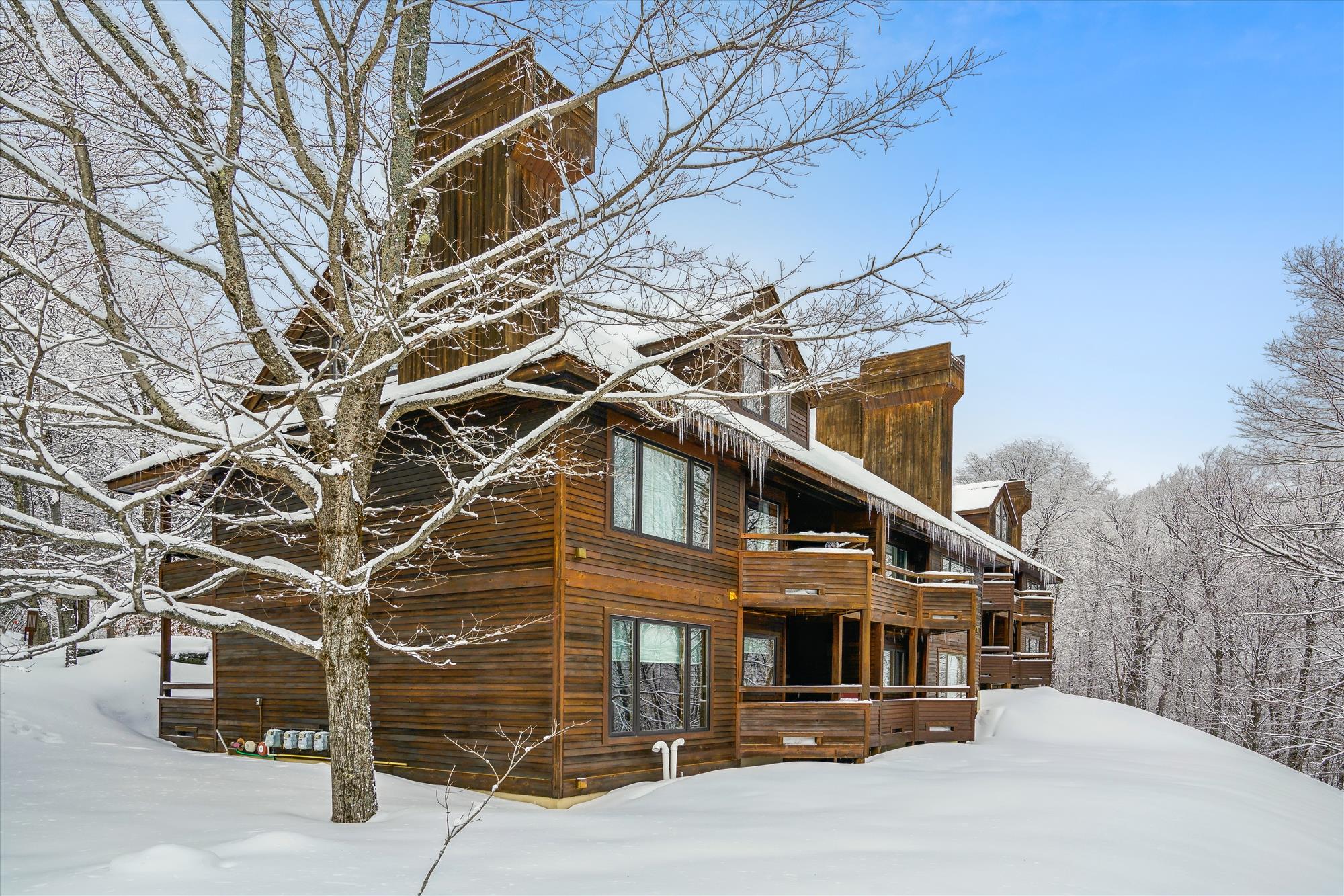 Rear Exterior in Winter