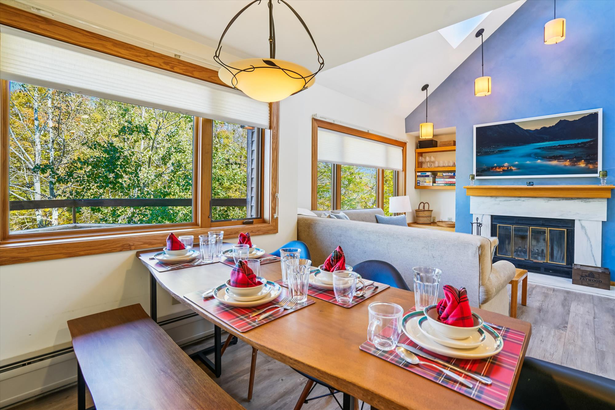 Open Dining and Living Area