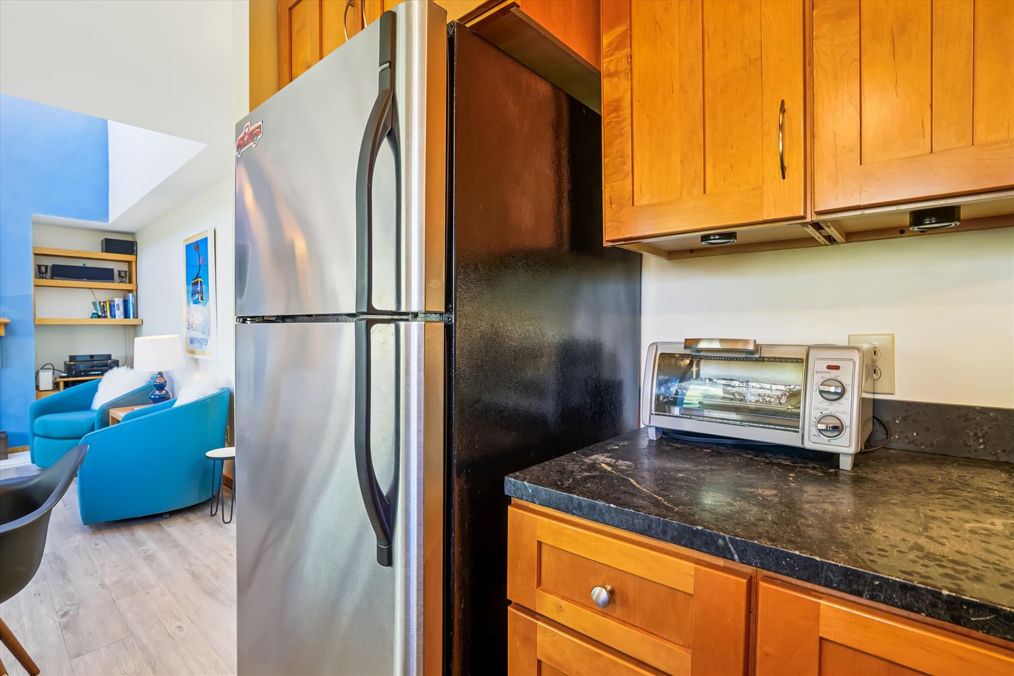 Kitchen and Refrigerator