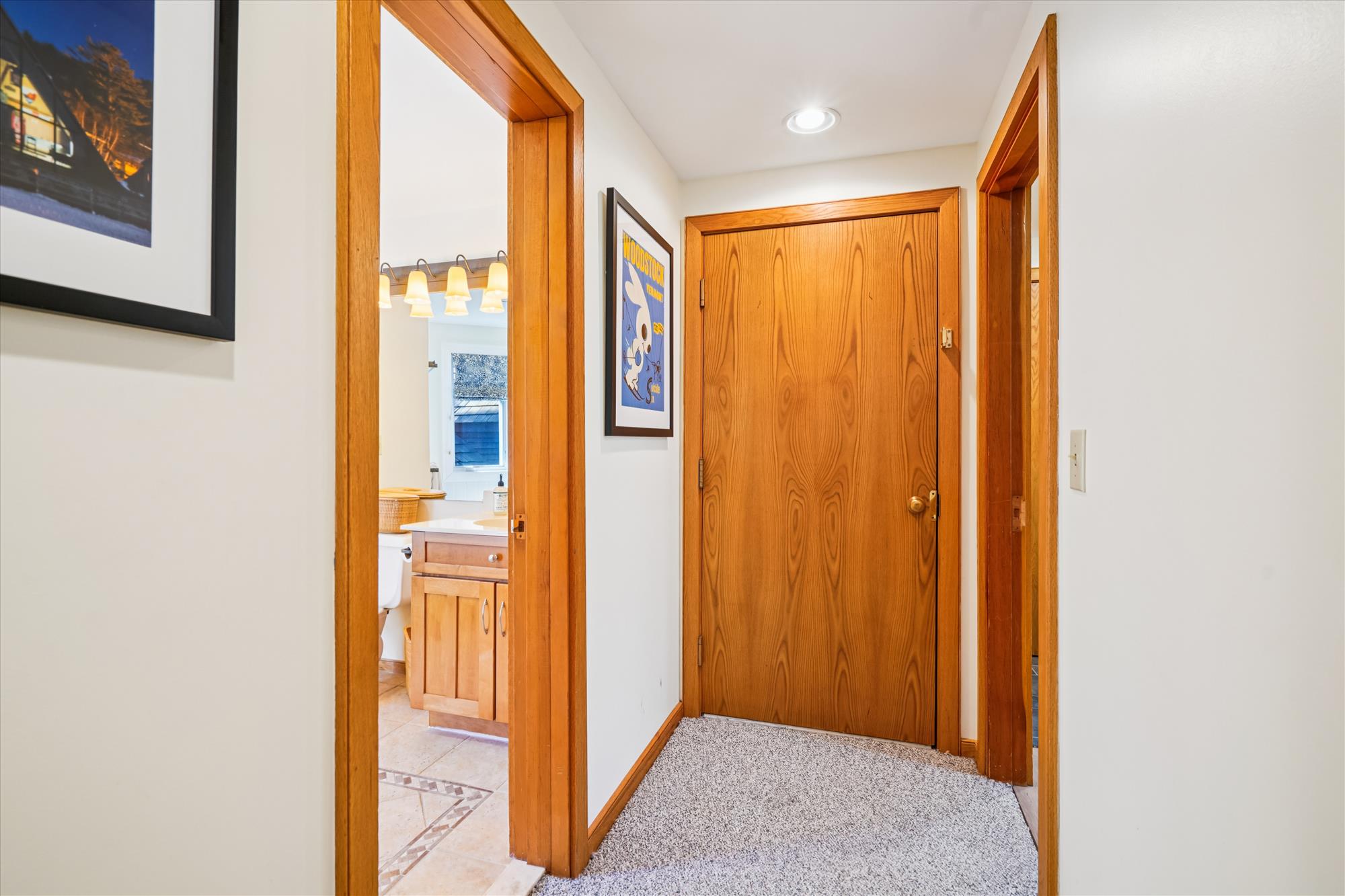 Hallway and Bathroom Entrance