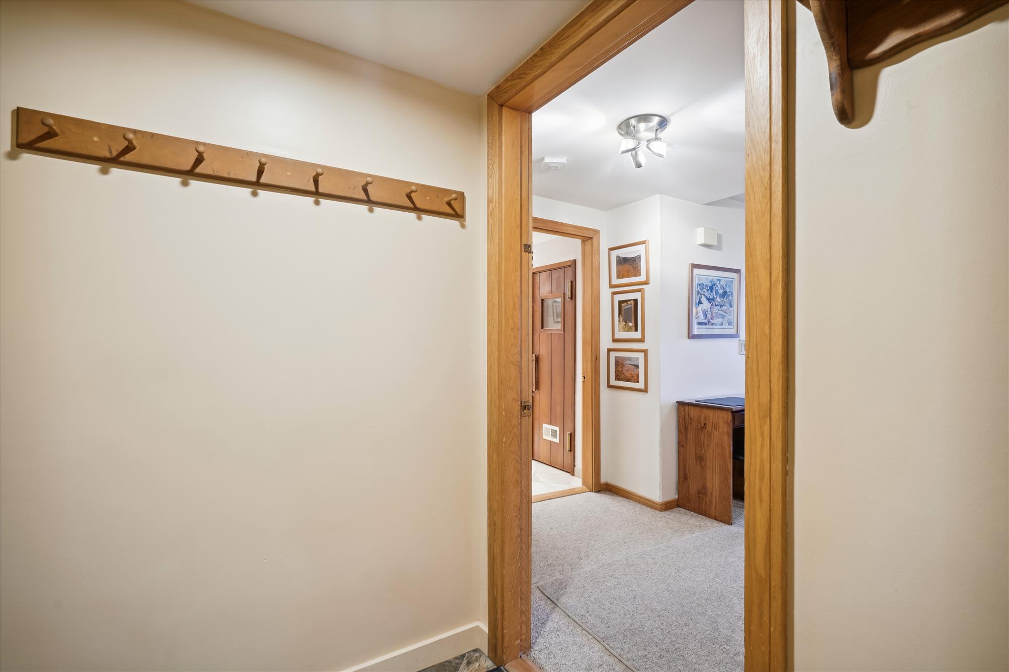 Entry with Coat Hooks