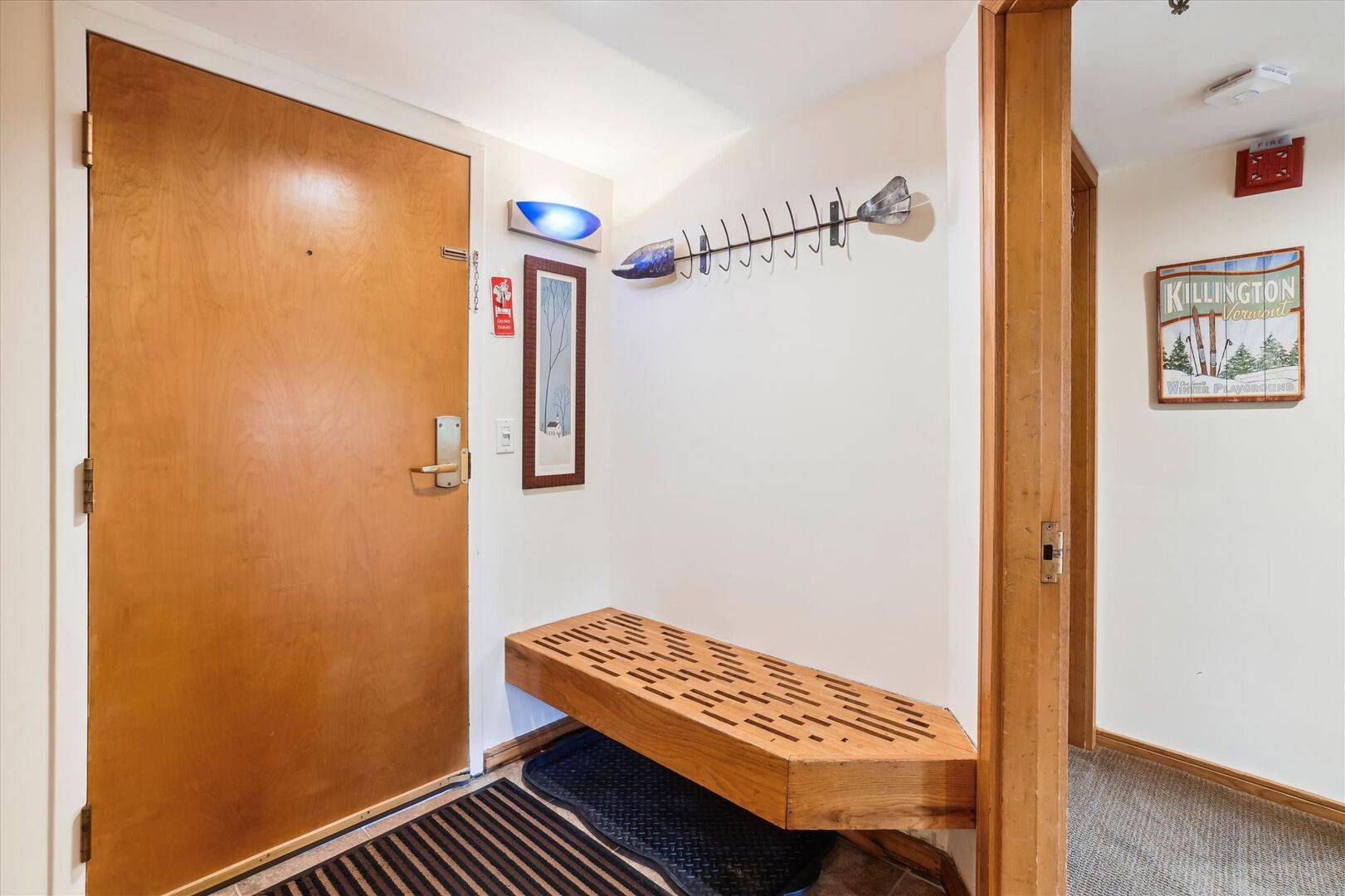 Entryway and Ski Bench